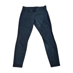 American Giant Ponte Slim Pant High‎ Rise Leggings Heritage Navy Women's 8